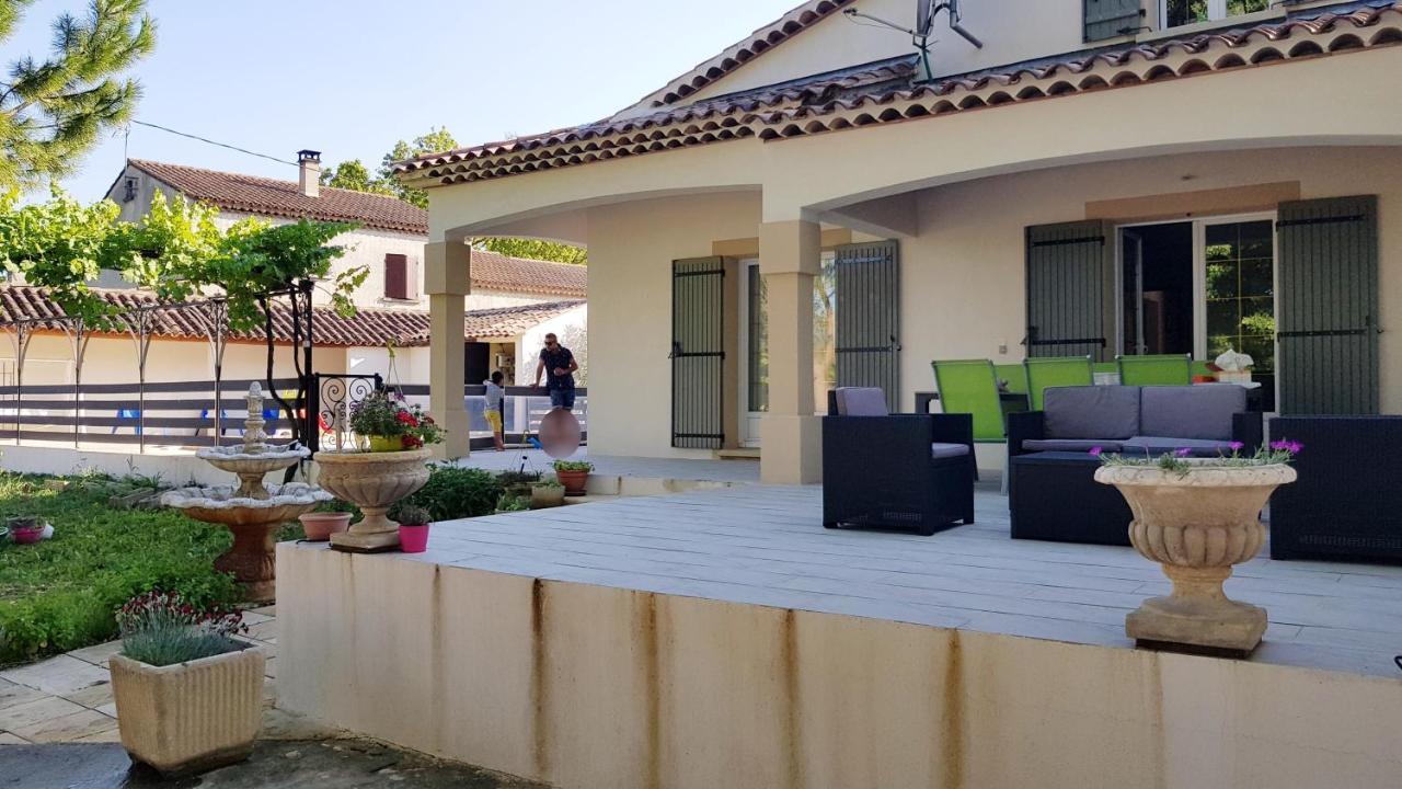 Charmante Maison Climatisee Vedene - Avignon Avec Piscine Dış mekan fotoğraf