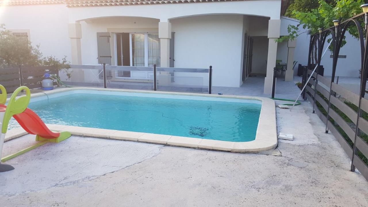 Charmante Maison Climatisee Vedene - Avignon Avec Piscine Dış mekan fotoğraf